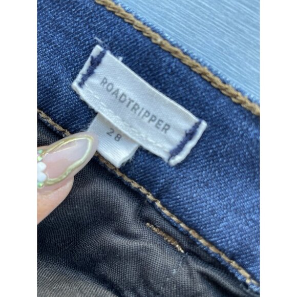 Madewell Jeans Women's Blue Denim Roadtripper Stretch Skinny Size 28 - Picture 2 of 11